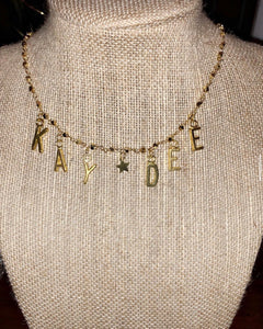 Custom Letter Necklace