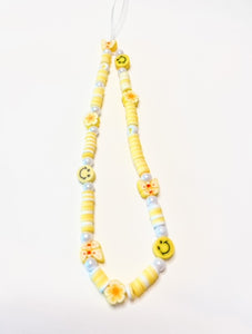 Yellow Phone Charm