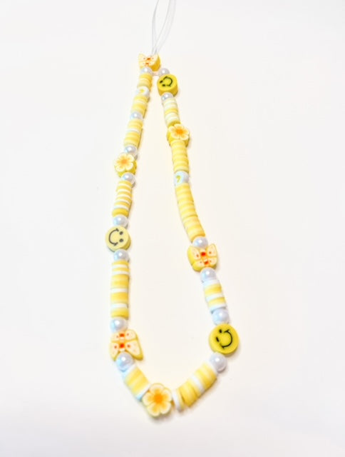 Yellow Phone Charm